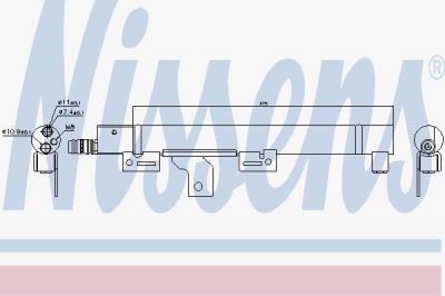 Nissens 95492 Осушитель кондиционера VOLVO XC90 2.5T 02-