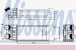 Nissens 96509 интеркулер на PEUGEOT 208