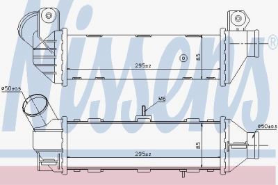 Nissens 96769 интеркулер на VW POLO CLASSIC (6KV2)