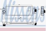 Nissens 96775 интеркулер на NISSAN PRIMASTAR автобус (X83)