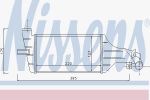 Nissens 96789 интеркулер на OPEL ASTRA G седан (F69_)