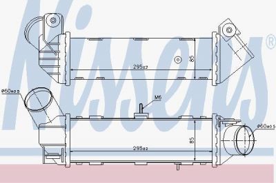 Nissens 96796 интеркулер на VW POLO CLASSIC (6KV2)