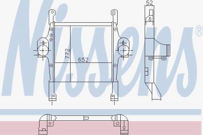 Nissens 97046 интеркулер на IVECO Stralis