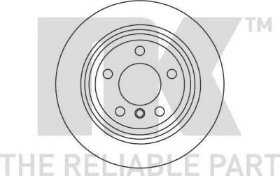 NK 201597 Диск тормозной 3 F30 328 задний вент.D=300мм.