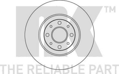 NK 202344 Диск тормозной ALFA ROMEO MITO 08-/FIAT BRAVO 07-/STILO 01- передний вент.