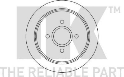 NK 202541 тормозной диск на FORD ESCORT VII седан (GAL, AFL)