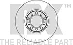 NK 203304 Диск тормозной MERCEDES W123 200-300 76-85/W126 280 79-85 передний D=278мм.