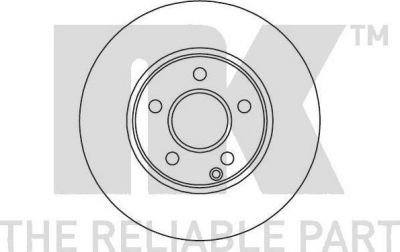 NK 2033106 Торм.диск пер.вент.[288x25] 5 отв. min 2