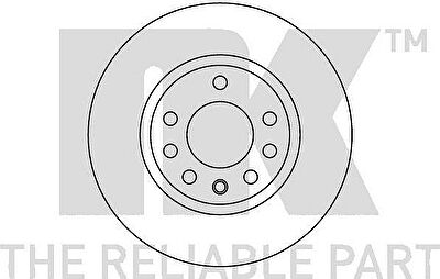 NK 203660 тормозной диск на OPEL CORSA D