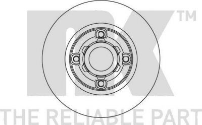 NK 203918 тормозной диск на RENAULT MEGANE I Cabriolet (EA0/1_)