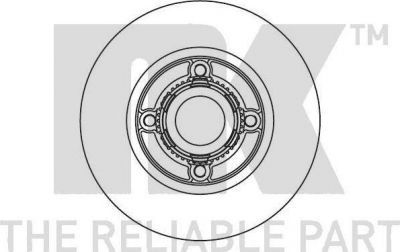 NK 203945 тормозной диск на RENAULT MEGANE I Cabriolet (EA0/1_)