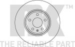 NK 2047132 Диск тормозной AUDI A4 07-/A5 07- передний D=314мм.