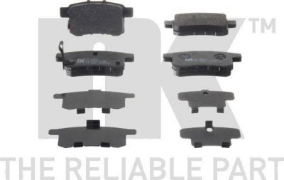 NK 222644 комплект тормозных колодок, дисковый тормоз на HONDA ACCORD VIII (CU)