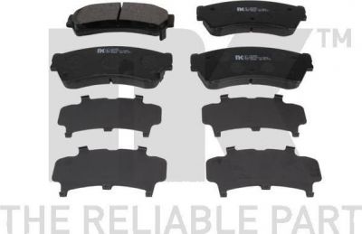 NK 223255 комплект тормозных колодок, дисковый тормоз на MAZDA 6 (GH)