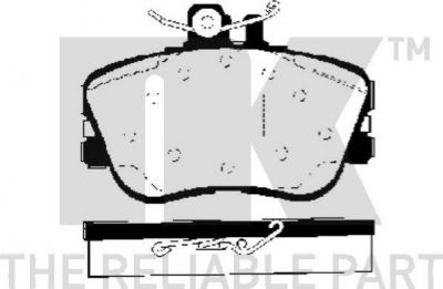 NK 223321 Комплект дисковых тормозных колодок 223321