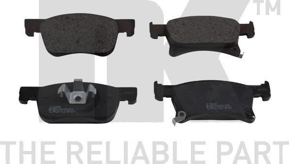 NK 223652 комплект тормозных колодок, дисковый тормоз на OPEL CORSA E Van
