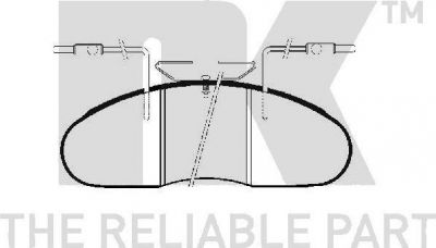 NK 223923 комплект тормозных колодок, дисковый тормоз на RENAULT MASTER I фургон (T__)