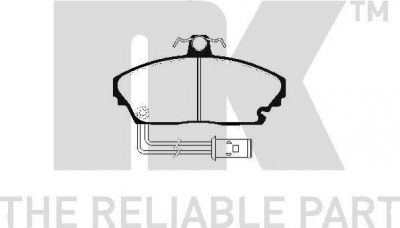 NK 224001 комплект тормозных колодок, дисковый тормоз на ROVER 800 (XS)