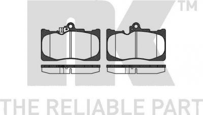 NK 224573 Комплект дисковых тормозных колодок 224573