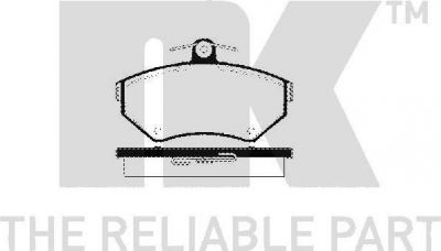 NK 224746 Комплект тормозных колодок, диско