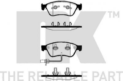 NK 224777 Комплект дисковых тормозных колодок 224777