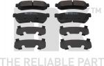 NK 225017 комплект тормозных колодок, дисковый тормоз на CHEVROLET LACETTI (J200)