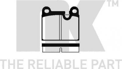NK 225608 комплект тормозных колодок, дисковый тормоз на PORSCHE 911 кабрио