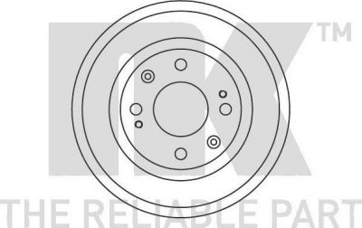 NK 254001 тормозной барабан на ROVER COUPE