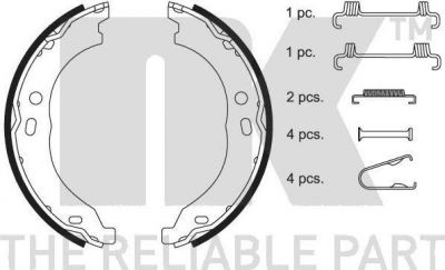 NK 2719754 Колодки тормозные барабанные CITROEN JUMPER/FIAT DUCATO/PEUGEOT BOXER (250) 06- (4241N5)