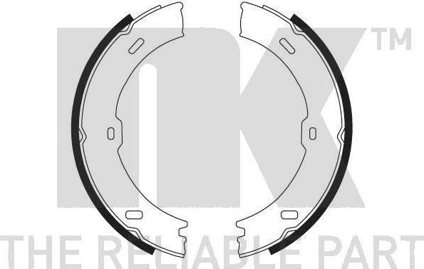 NK 2733753 комплект тормозных колодок, стояночная тормозная с на MERCEDES-BENZ SPRINTER 3,5-t c бортовой платформой/ходовая часть (906)