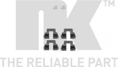 NK 7910245 комплектующие, колодки дискового тормоза на ALFA ROMEO 156 (932)