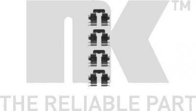 NK 7922277 комплектующие, колодки дискового тормоза на NISSAN MICRA II (K11)