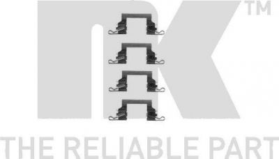 NK 7922614 комплектующие, колодки дискового тормоза на NISSAN PATHFINDER II (R50)