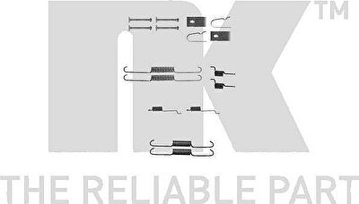 NK 7922811 комплектующие, тормозная колодка на NISSAN ALMERA II (N16)