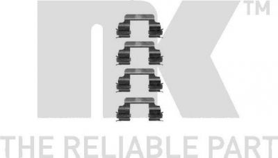 NK 7923231 комплектующие, колодки дискового тормоза на PEUGEOT 407 (6D_)