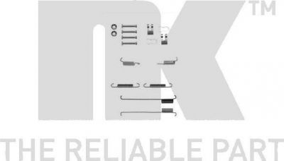 NK 7923739 комплектующие, тормозная колодка на FIAT PANDA (169)