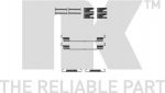 NK 7925814 комплектующие, тормозная колодка на FORD FOCUS II седан (DA_)