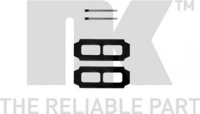 NK 7933987 комплектующие, колодки дискового тормоза на MERCEDES-BENZ T1 c бортовой платформой/ходовая часть (601)