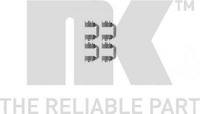NK 79341782 комплектующие, колодки дискового тормоза на HYUNDAI i20 (PB, PBT)