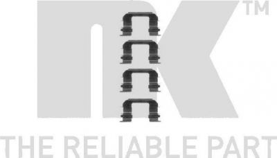 NK 7950287 комплектующие, колодки дискового тормоза на DAEWOO ORION универсал (KLAJ)