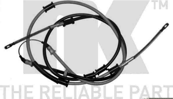 NK 903666 трос, стояночная тормозная система на OPEL KADETT E фургон (37_, 47_)