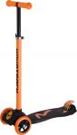 Novatrack 120RAINBOW.OR8 Самокат-кикборд 3-х колесный RainBow, подростковый, max 60кг, оранжевый 126179