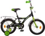 Велосипед детский с боковыми колесами Novatrack Astra 14 quot; (2015), рама сталь 14 quot;, черный