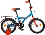 Велосипед детский с боковыми колесами Novatrack Astra 14 quot; (2015), рама сталь 14 quot;, синий