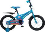 Велосипед детский с боковыми колесами Novatrack Flightline 20 quot; (2016), рама сталь 20 quot;, синий