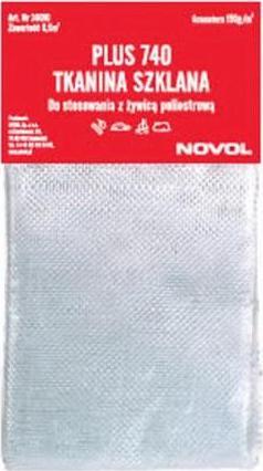 Novol PLUS 740 Стеклоткань 500гр/кв.м 0,5кв.м