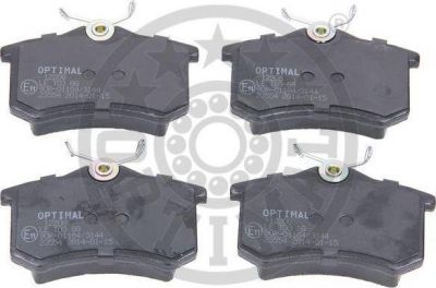 OPTIMAL Колодки тормозные дисковые зад. VAG A3/A4/A6/Fabia/Golf IV/Bora/Octavia//C3/C4/307/308 1,6-3,0L 95-> (571906, 12208)