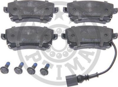 OPTIMAL Колодки тормозные дисковые задние / AUDI A-4/6/8, VW Transporter T-5 (с датчиками) 04/03~ (12241)