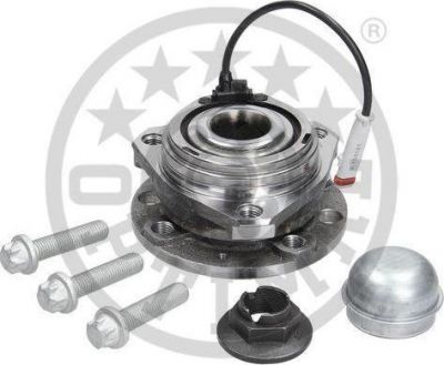 OPTIMAL Передняя ступица в сборе с датчиком ABS (4 болта) OPEL Astra H 1,4/1,6/1,8 04-> (93178651, 201621)
