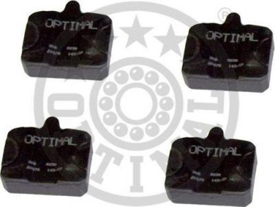 Optimal 9239 комплект тормозных колодок, дисковый тормоз на SKODA 105,120 (744)